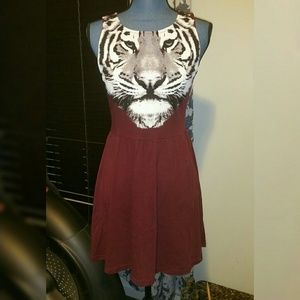 Forever Tiger dress, sz small, excellent condition